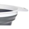 SCOLAPASTA ROTONDO BIANCO E GRIGIO 20CM