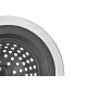 SILICONE AND STEEL BLACK STOPPER FOR THE SINK 
