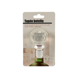 TAMPA GARRAFA BOLA TRANSPARENTE