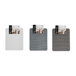 TAPETE ANTI-DESLIZ SORT 3 CORES NEUTRAS 32X40CM