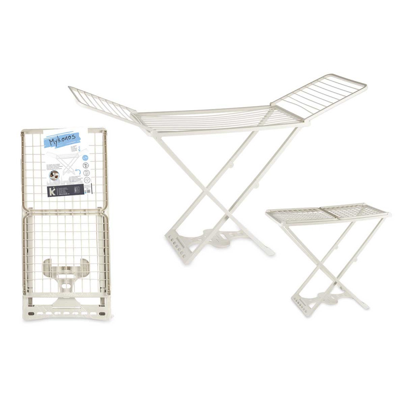 SECHOIR LINGE RESINE BLANC MIKONOS 23M