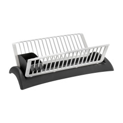 DISH DRAINER GREY WHITE