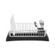 DISH DRAINER GREY WHITE