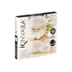 CONJ 6 TAMPAS SILICONE