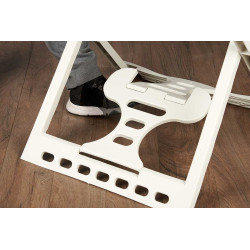 23M WHITE RESIN MIKONOS CLOTHESLINE