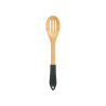 BLACK BAMBOO STRIPED KITCHEN SPOON