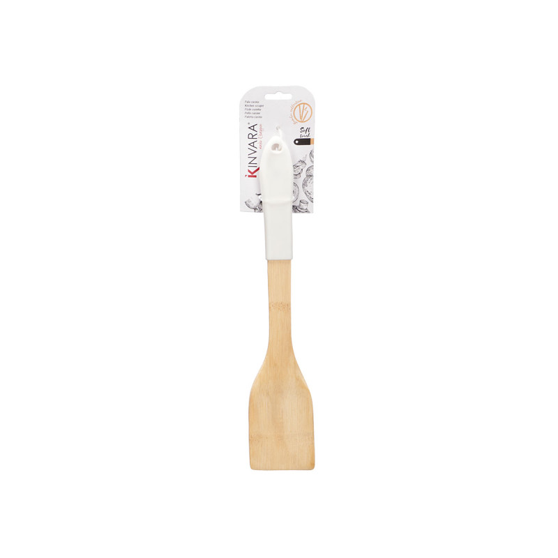 SPATULE LISSE BAMBOU BLANC