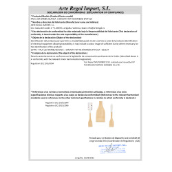 SPATULE LISSE BAMBOU BLANC