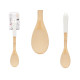SPATULE CUILLÈRE BAMBOU BLANC