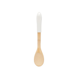 WHITE BAMBOO KITCHEN SPOON