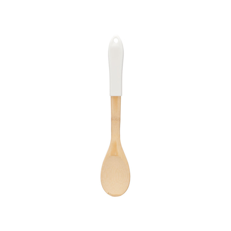 WHITE BAMBOO KITCHEN SPOON