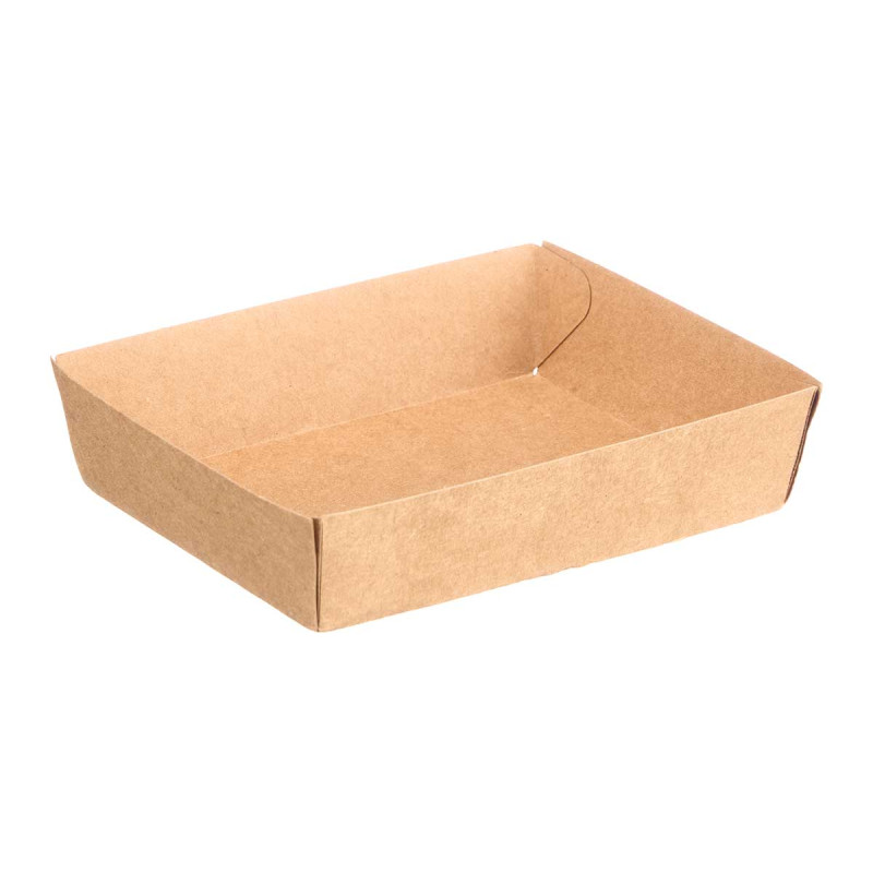 SET 15 SMALL KRAFT SERVICE TRAYS