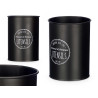STEEL UTENSIL HOLDER BLACK