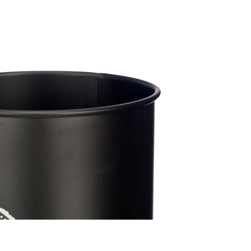 STEEL UTENSIL HOLDER BLACK
