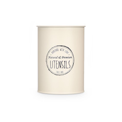 PORTE-USTENSILES EN ACIER CRÈME