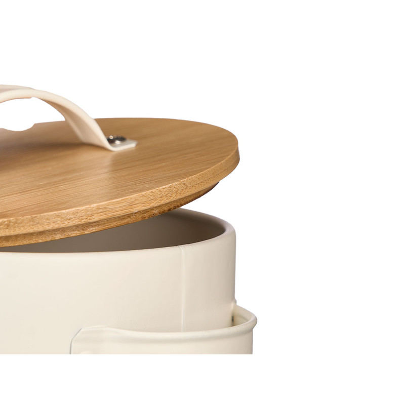 CAIXA PARA CEBOLAS BRANCA CREME TAMPA BAMBU