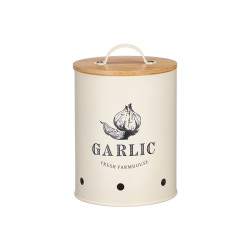 GARLIC KEEPER BAMBOO LID