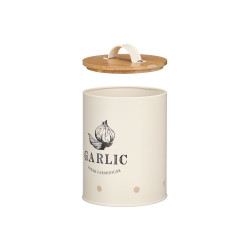 GARLIC KEEPER BAMBOO LID