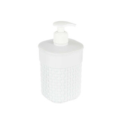 DOSIFICADOR PLASTICO BAÑO 580ML BLANCO