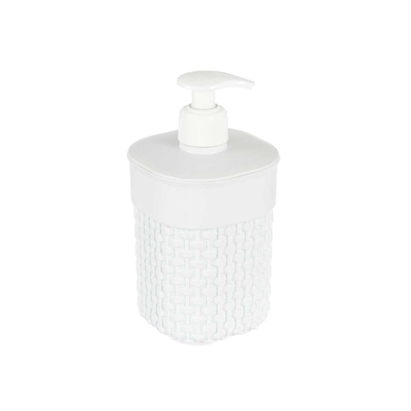 DOSIFICADOR PLASTICO BAÑO 580ML BLANCO