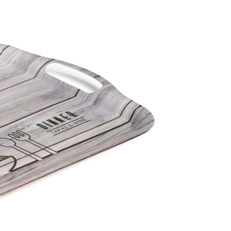 TABULEIRO MELAMINA 42X27CM SORT 2 DINNER