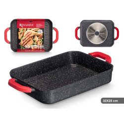 32 X 25CM DEEP CAST ALUMINIUM ROASTER INDUCTION 