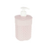DISPENSER BAGNO IN PLASTICA 580ML ROSA