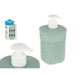 DISTRIBUTEUR PLASTIQUE BAIN 580ML VERT MENTHE