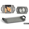 PLAQUE GRILLER PLAT GRIS 32X25CM ALUM INDUCTION