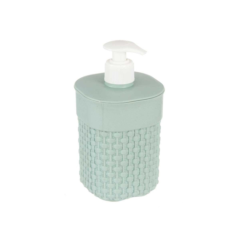 DISTRIBUTEUR PLASTIQUE BAIN 580ML VERT MENTHE