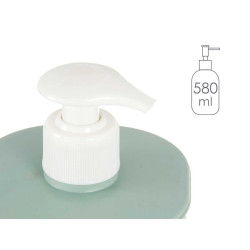 DISPENSER BAGNO PLASTICA 580ML VERDE MENTA