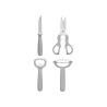 SET 5PZS UTENSILIO COCINA GRIS