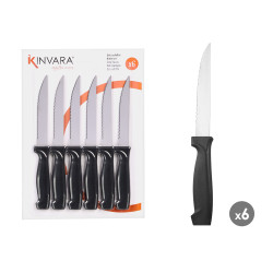 SET 6 SERRATED KNIVES