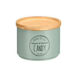 TARRO APILABLE TAPA BAMBU SURT 2 VERDE MENTA