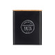 SQUARE JAR BAMBOO LID PASTA BLACK