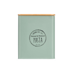 TARRO CUADRADO TAPA BAMBU PASTA VERDE MENTA