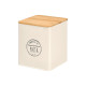 SQUARE JAR BAMBOO LID PASTA CREA