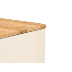 FRASCO QUADRADO TAMPA BAMBU PASTA CREA