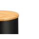 BARATTOLO ALTO COPERCHIO BAMBU SPAGHETTI NERO