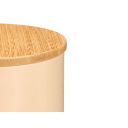 FRASCO ALTO TAMPA BAMBU ESPARGUETE ESPARGUETE BEGE