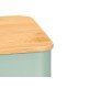BOX 6 HOLES GREEN MINT BAMBOO TEA LID