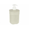 DOSIFICADOR PLASTICO BAÑO 580ML BEIGE