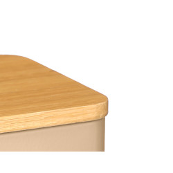 BAMBOO LID JAR BEIGE MIX 3