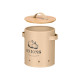 BEIGE BAMBOO LID ONION HOLDER