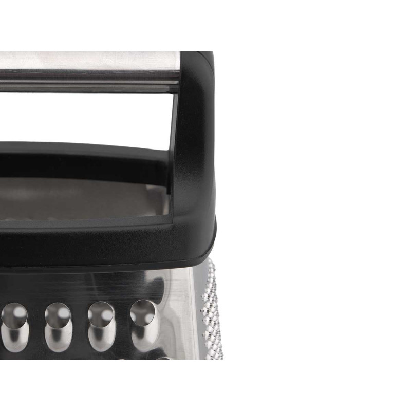 GRATTUGIA ACCIAIO DEPOSITO MISURATORE NERO GRANDE