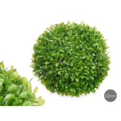 BOLA REDONDA 22 CM FOLHAS VERDES