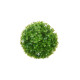 BOLA REDONDA 17 CM FOLHAS VERDES FLORES BRANCAS