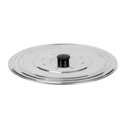 COPERCHIO PADELLA METALLO CON COLINO 29 CM