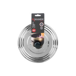 TAPA SARTEN METAL CON ESCURRIDOR 29 CM 