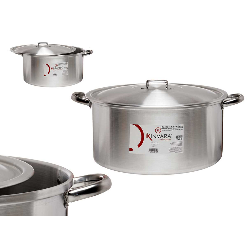 CASSERUOLA 40 CM 25L ALLUMINIO